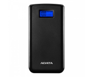 ADATA Power Bank S20000D 20000mAh (2.1A, czarny) - 546577 - zdjęcie 1